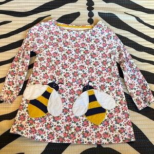 Mini Boden Dress, with Bee Pockets